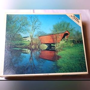 Vintage Whitman Puzzle 1200 Pcs Pittsford Vermont 22.5" X 28.5" #4759-1 …